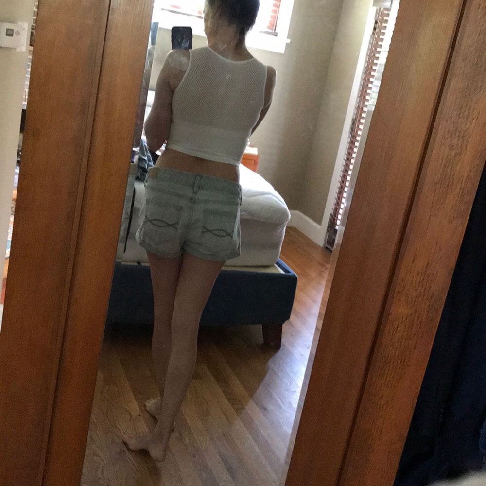 Abercrombie jean shorts, SUPER CUTE!!!